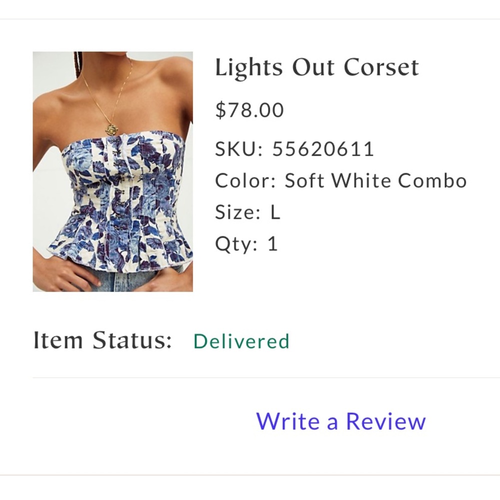 free people corset top